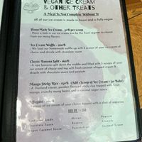 Menu  at Earth Tone in Pai