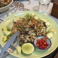 Burmese Tea Leaf Salad  at Earth Tone in Pai
