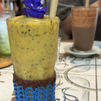 Mango, Banana, Passion fruit  smoothie   at Earth Tone in Pai