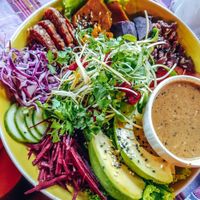 Buddha bowl at Earth Tone in Pai