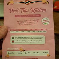  at Bee's Thai kitchen in Narberth