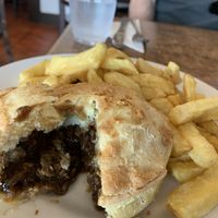 Vegan pie  at Coastguard Cafe in Hayling Island