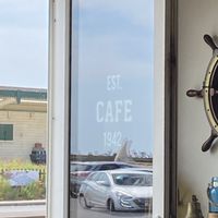 The entrance  at Coastguard Cafe in Hayling Island