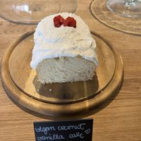 Vegan coconut cake   at Maria Café in Hamburg
