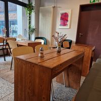 Sitzplätze innen at Maria Café in Hamburg