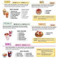 Menu at Desert Nutrition in Page