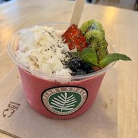 Pink dragon bowl  at PLANT SHACK - Santa Catalina in Mallorca