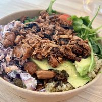 Smoked jackfruit salad  at PLANT SHACK - Santa Catalina in Mallorca