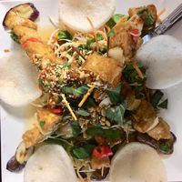 Eggplant and Tofu Skewers  at Pho 75 in Windsor Locks