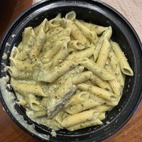 Vegan Alfredo Basil Pesto Penne  at Veggie Crust in Norwood