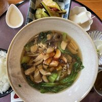 vegan ramen set  at YoKaTen  in Koya