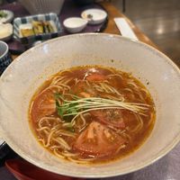 Tomato ramen  at YoKaTen  in Koya