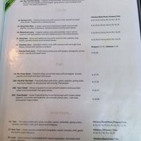 Menu 2 at SA•WAD•DEE in Gran Canaria