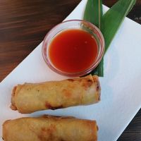 Vegan Spring Rolls at SA•WAD•DEE in Gran Canaria