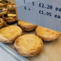 Pastel de nata at Pastéis Lisboa in Glasgow
