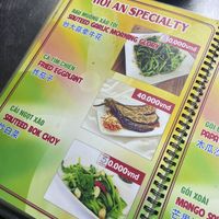 Menu   at Ms.Hoa - Food Stall in Hoi An