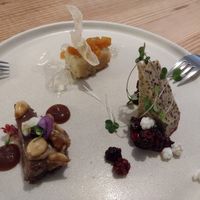 Taster menu (€25) three desserts (dishes 8-10) at The Food Temple in Lisbon
