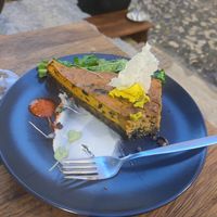 Tofu pie, clever greens on the bottom layer, 3 good taste additional experiences at The Food Temple in Lisbon