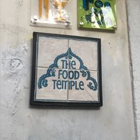 sign  at The Food Temple in Lisbon