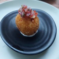 bahian bites: vatapa crocette at The Food Temple in Lisbon