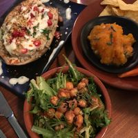 our 3 starters at The Food Temple in Lisbon