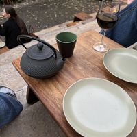 I ordered orange blossom tea.    at The Food Temple in Lisbon