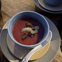This was a cup size bowl.  Too salty and barely warm.  at The Food Temple in Lisbon