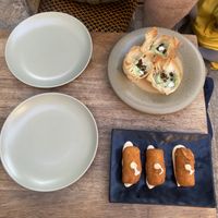 Croquettes and filo pastry parcels   at The Food Temple in Lisbon