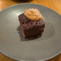 Tasting Menu - Brownie at The Food Temple in Lisbon