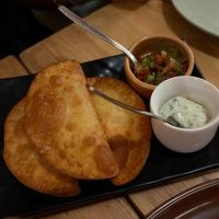Empanadilla de jackfruit at The Food Temple in Lisbon