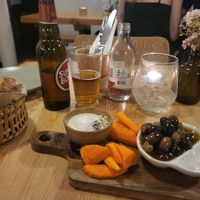 Appetizer board at The Food Temple in Lisbon