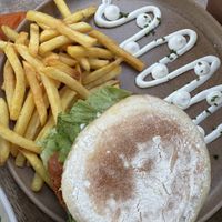 Burger  at The Food Temple in Lisbon