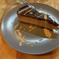 Raw banana chocolate cake at The Food Temple in Lisbon