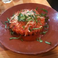 Vegan cheesy rice cake. It was like a nice vegan risotto. at The Food Temple in Lisbon