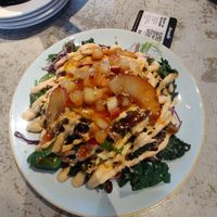 Mexican tostada salad at Palm Greens & Soul in East London