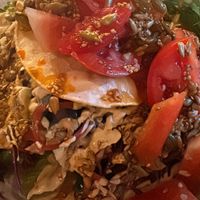 Mexican Tostada    at Palm Greens & Soul in East London