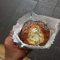black sesame tofu donut at Tofu Shoten 豆腐商店 in Brunswick