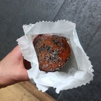 black sesame tofu donut at Tofu Shoten 豆腐商店 in Brunswick