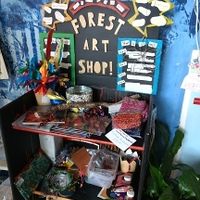 art at The Forest Cafe in Edinburgh