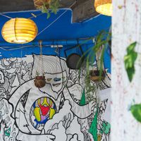 Art at the Forest Cafe at The Forest Cafe in Edinburgh