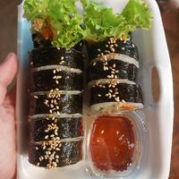 Vegetarian Kimbap without egg at Emonae - 이모네앞치마 in Luang Prabang