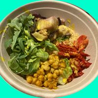 Hearty eggplant at Twenth One Grains in New York City