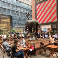 Outdoor eating at Twenth One Grains in New York City