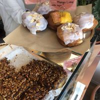 doughnuts and cinnamon bum  at Anook Bakehouse in Amsterdam