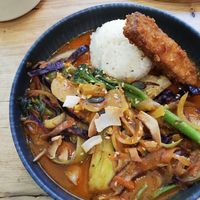 Red curry at Wild Food in Barcelona