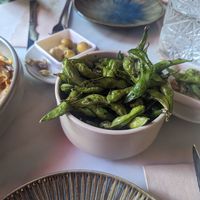 Incredible truffle edamame beans at Wild Food in Barcelona