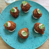 Croquetas at Wild Food in Barcelona