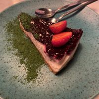 Best cheese cake ever   at Wild Food in Barcelona