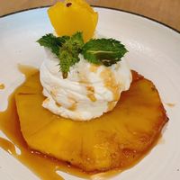 Piña asada con merengue   at Wild Food in Barcelona