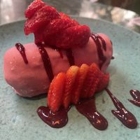 Cake pink panther  at Wild Food in Barcelona